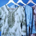 Batik Print Embroidery Straight Kurti by Styliwish